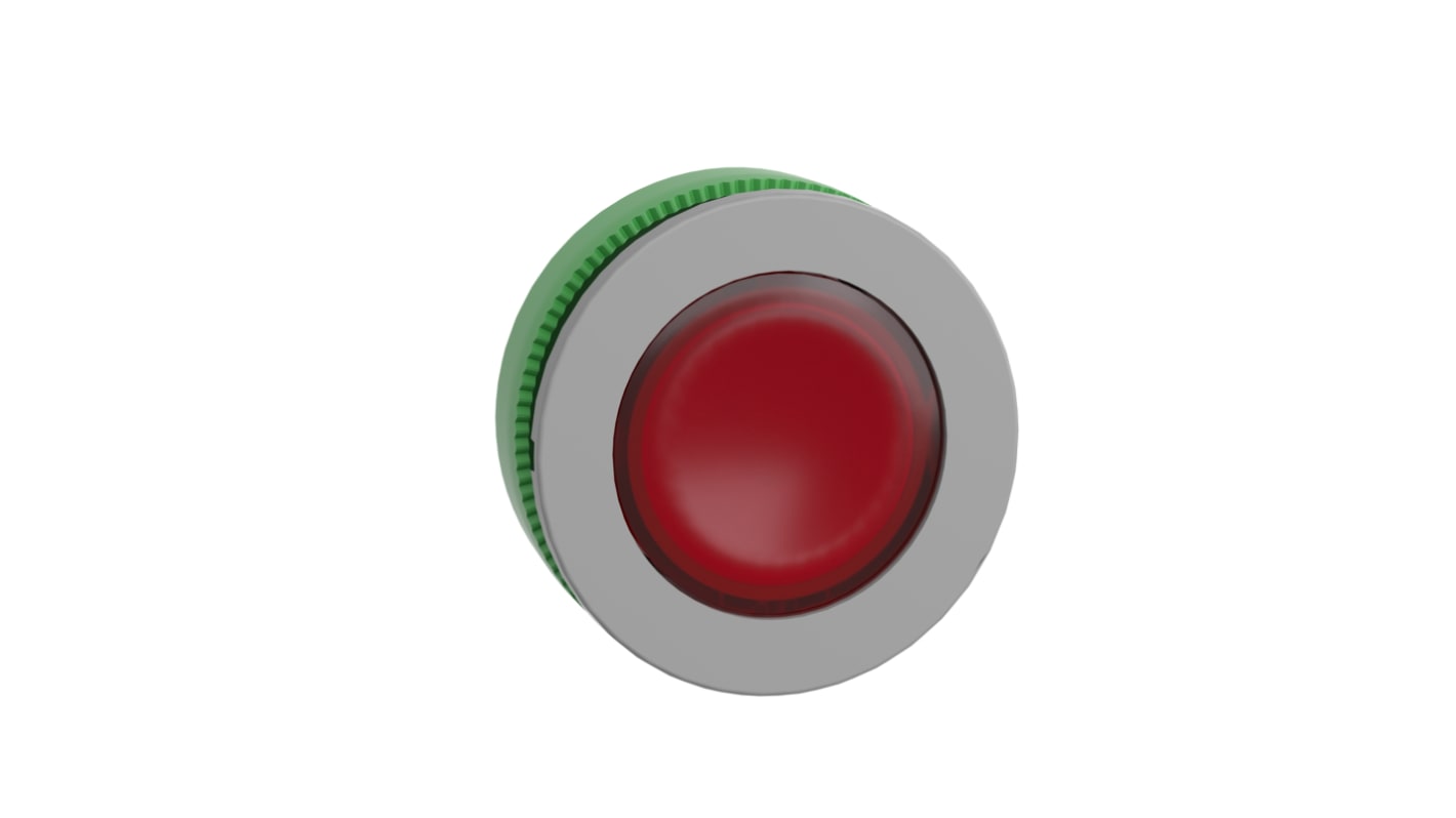 Attuatore pulsante Schneider Electric, serie Harmony XB5, rosso, ritorno a molla, diametro 22mm, illuminato, IP66/IP67.