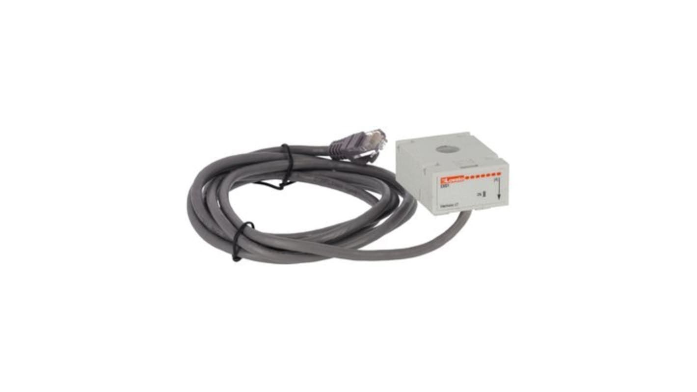 Cavo PLC Lovato EXS1080, trasformatore monofase con cavo RJ45, contenitore in poliammide, protezione IP20.