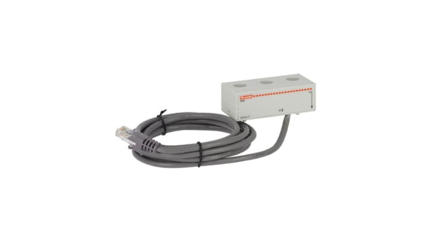 Cavo PLC Lovato EXS3080, trasformatore di corrente trifase con cavo RJ45, contenitore in poliammide, IP20.