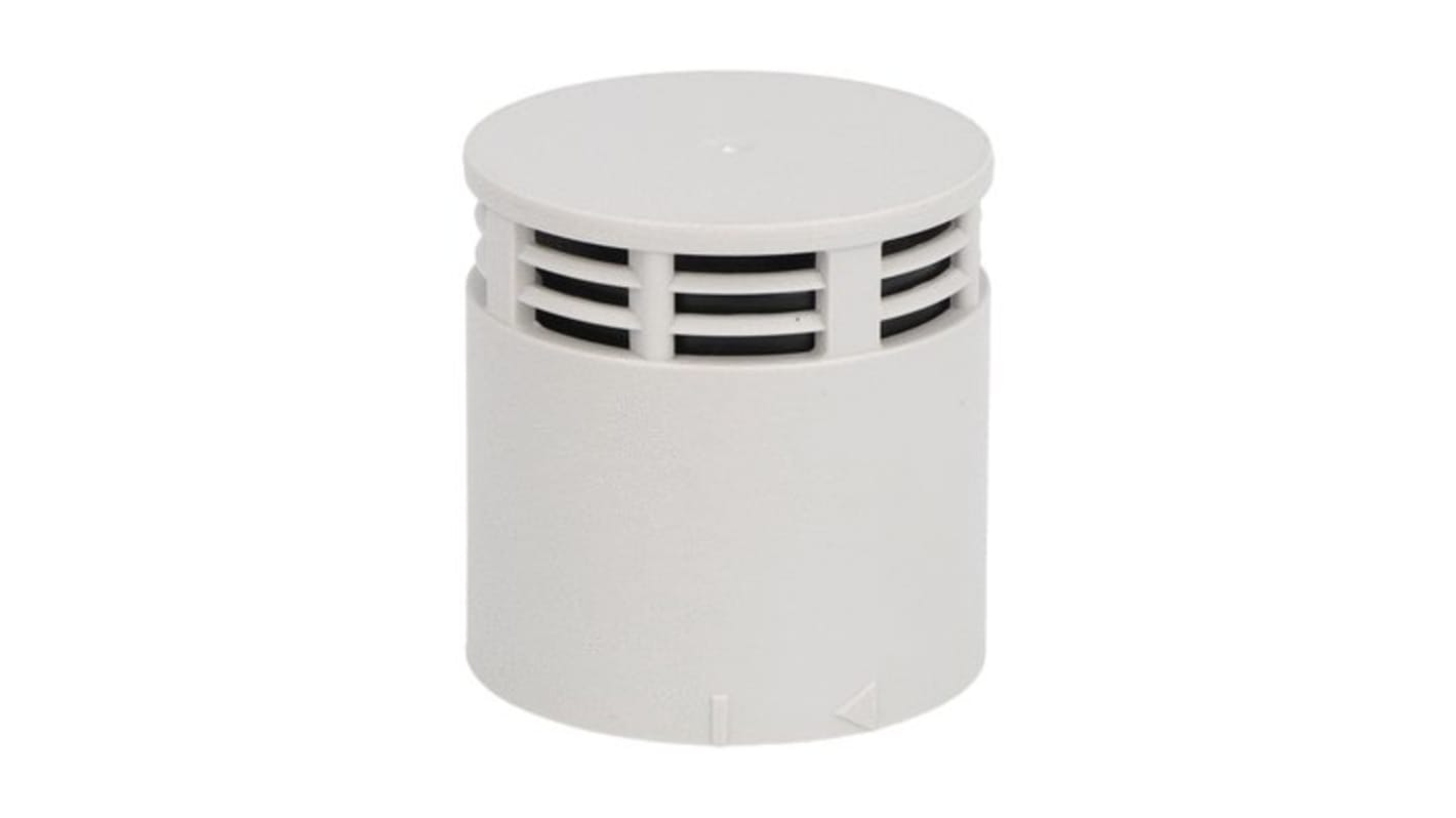 Modulo audio Lovato LTN50MSH per torre di segnalazione, suono fino a 100 dB, classe di protezione IP20, colore bianco.