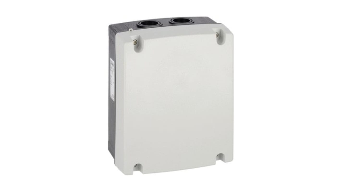 Contenitore stazione di controllo Lovato M24N in policarbonato bianco, IP65, per contattori BG e BF09A...BF25A.