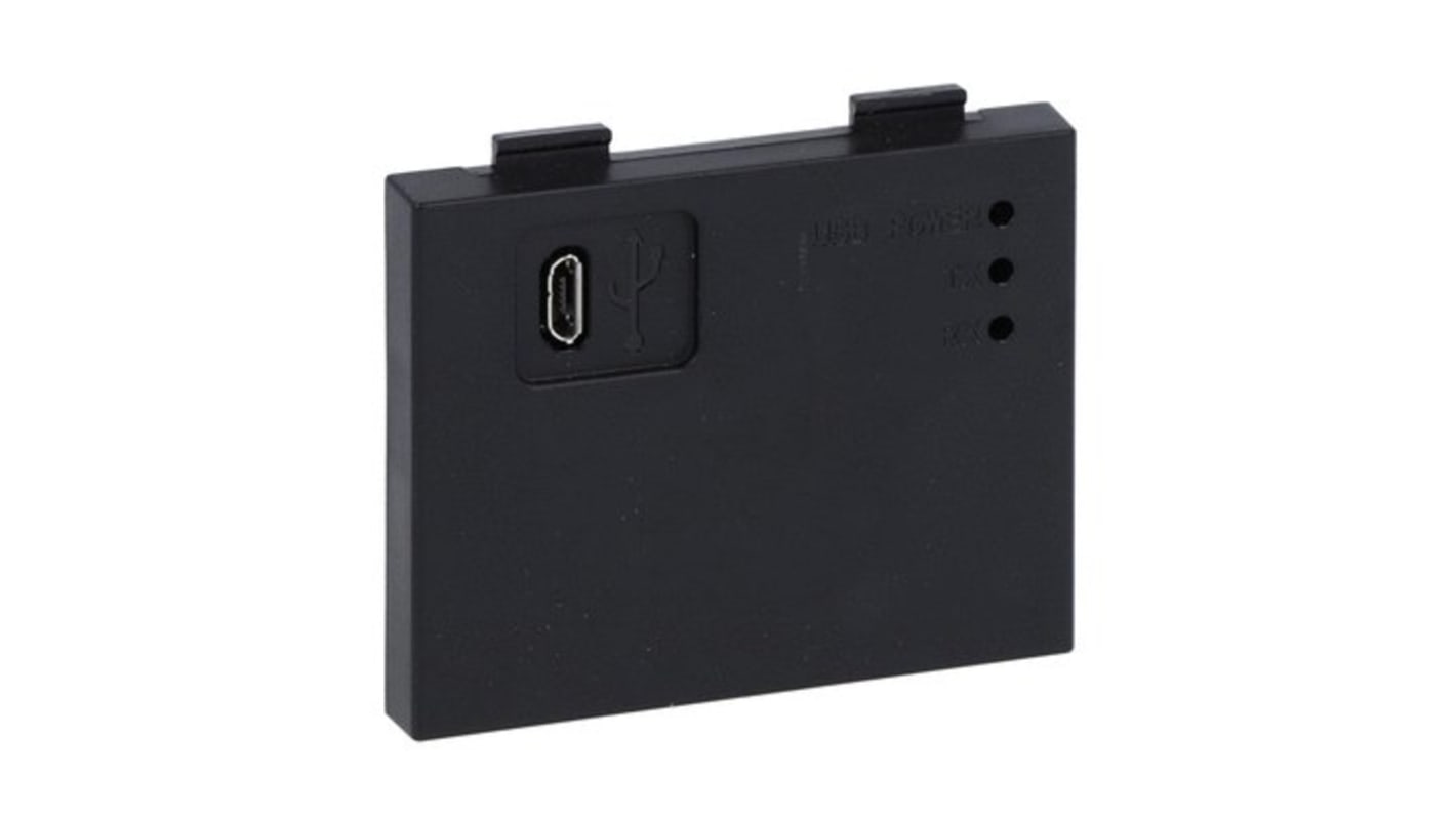 Modulo di comunicazione USB Lovato VLAXC02 per unità a velocità variabile, compatibile con serie VLA VSD, peso 0,05 Kg.