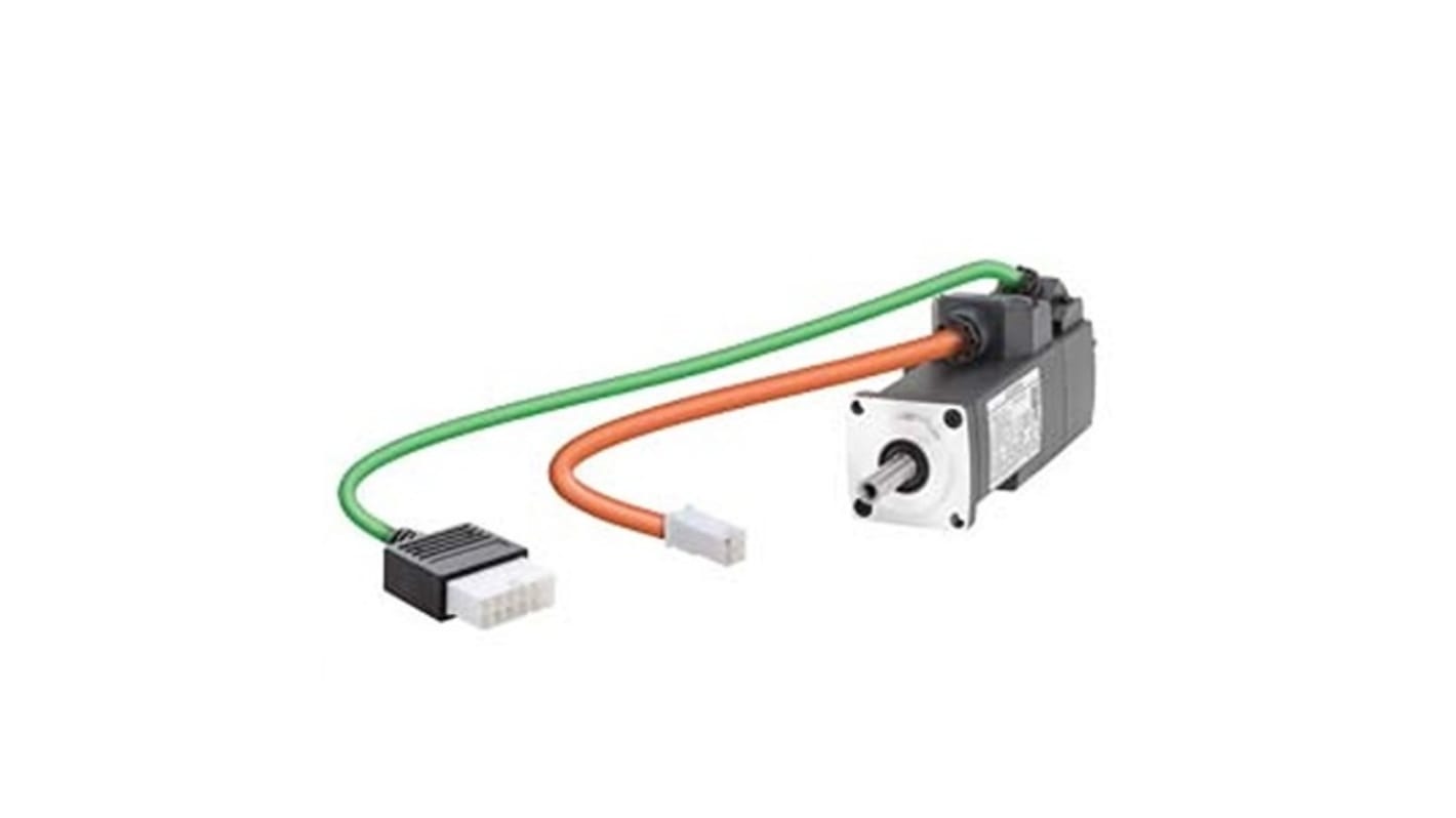 Servomotore Sincrono Siemens 1FL6022-2AF21-1AG1, potenza 0,05 kW, montaggio a flangia, rotazione oraria, 230 V.