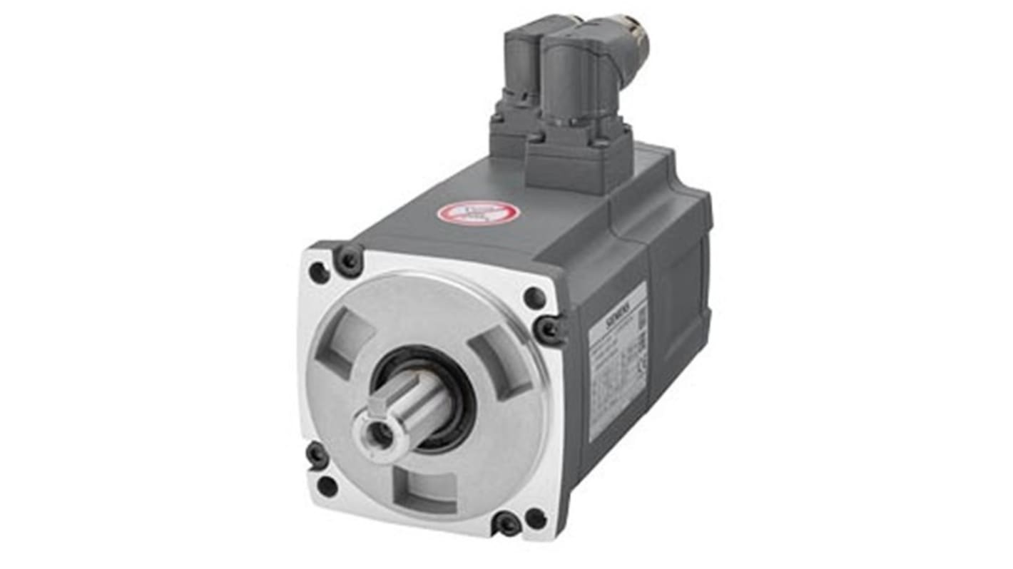 Servomotore Sincrono Siemens 1FL6042-1AF61-2LA1, 0,4 kW, 400 V, montaggio a flangia, rotazione oraria.