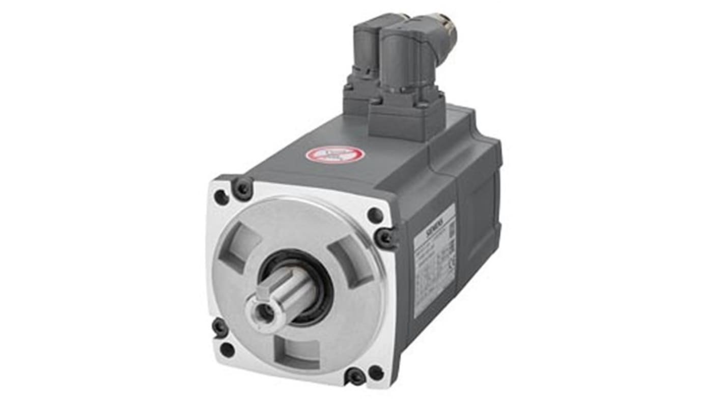 Servomotore Sincrono Siemens 1FL6042-1AF61-2LB1, potenza 0,4 kW, montaggio a flangia, rotazione oraria, 400 V.