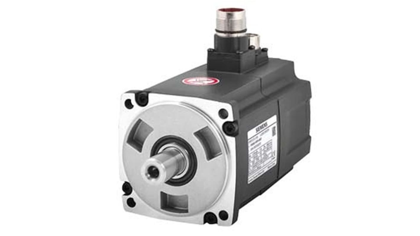 Servomotore sincrono Siemens 1FL6044-1AF61-2AA1, potenza 0,75 kW, montaggio a flangia, rotazione oraria, 400 V.