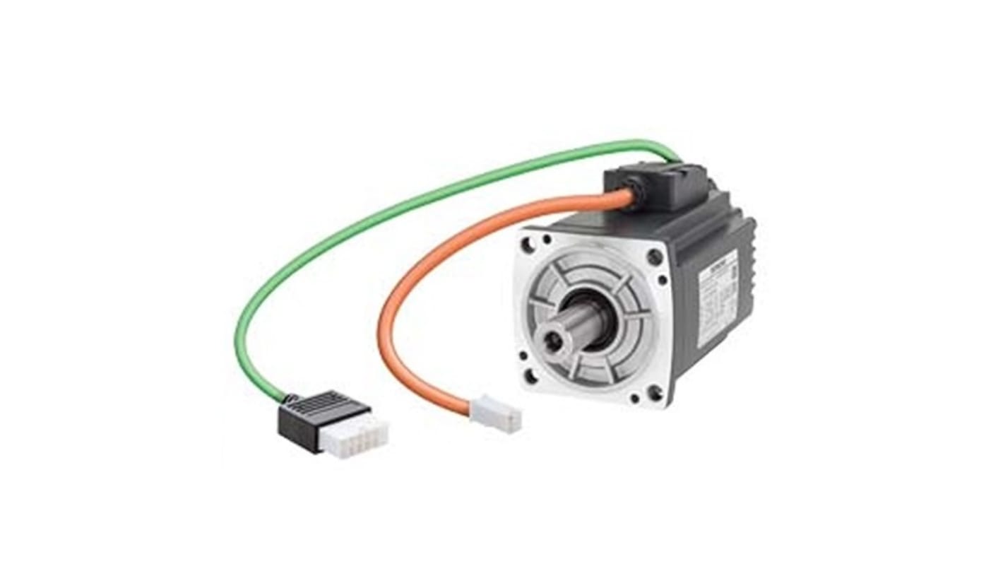 Servomotore Sincrono Siemens 1FL6044-2AF21-1AG1, potenza 1 kW, tensione 230 V, montaggio a flangia, rotazione oraria.