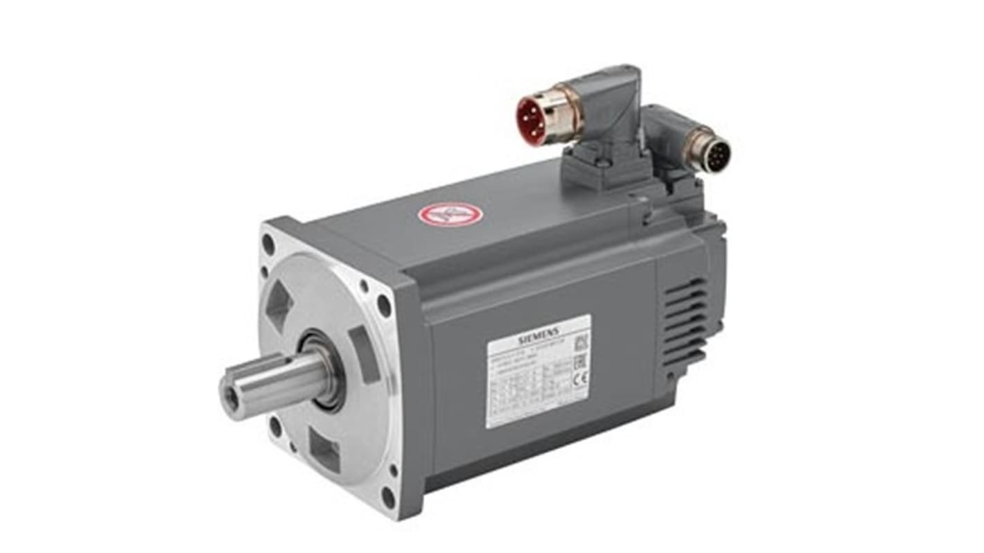 Servomotore sincrono Siemens 1FL6052-2AF21-2LH1, potenza 1,5 kW, montaggio a flangia, rotazione oraria, 230 V.