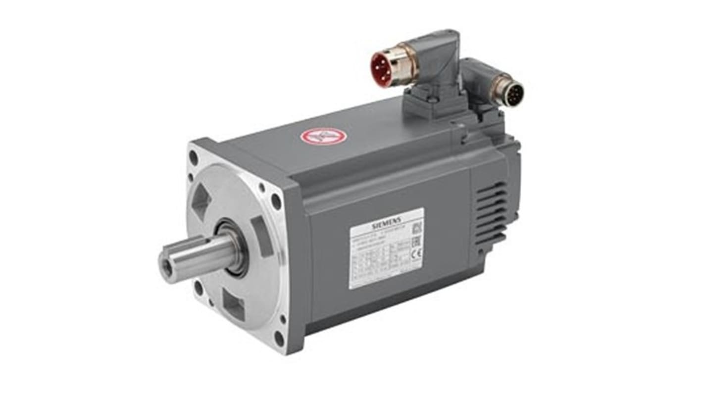 Servomotore sincrono Siemens 1FL6052-2AF21-2MH1, potenza 1,5 kW, montaggio a flangia, tensione 230 V, bassa inerzia.