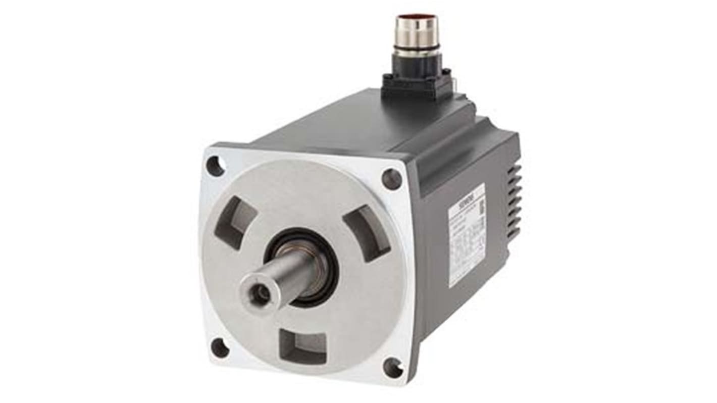 Servomotore Sincrono Siemens 1FL6054-2AF21-2AG1, potenza 2 kW, tensione 230 V, montaggio a flangia, rotazione oraria.