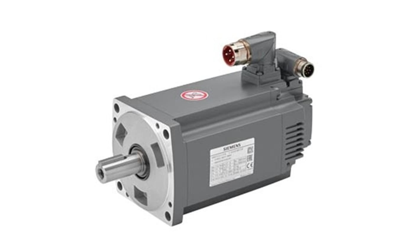 Servomotore Sincrono Siemens 1FL6054-2AF21-2LG1, potenza 2 kW, tensione 230 V, montaggio a flangia, rotazione oraria.