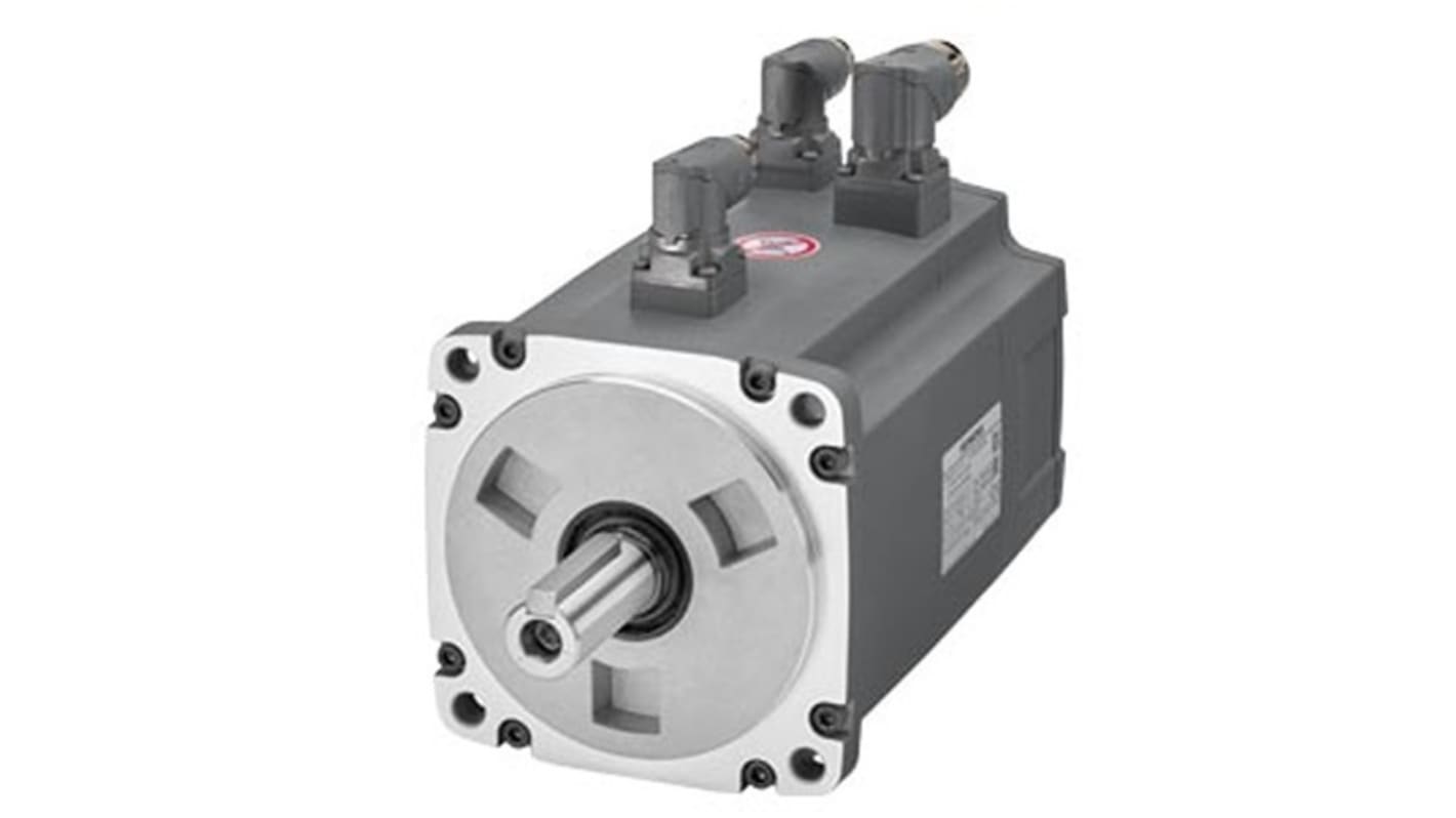 Servomotore Sincrono Siemens 1FL6062-1AC61-2AA1, potenza 1 kW, tensione 400 V, montaggio a flangia, rotazione oraria.