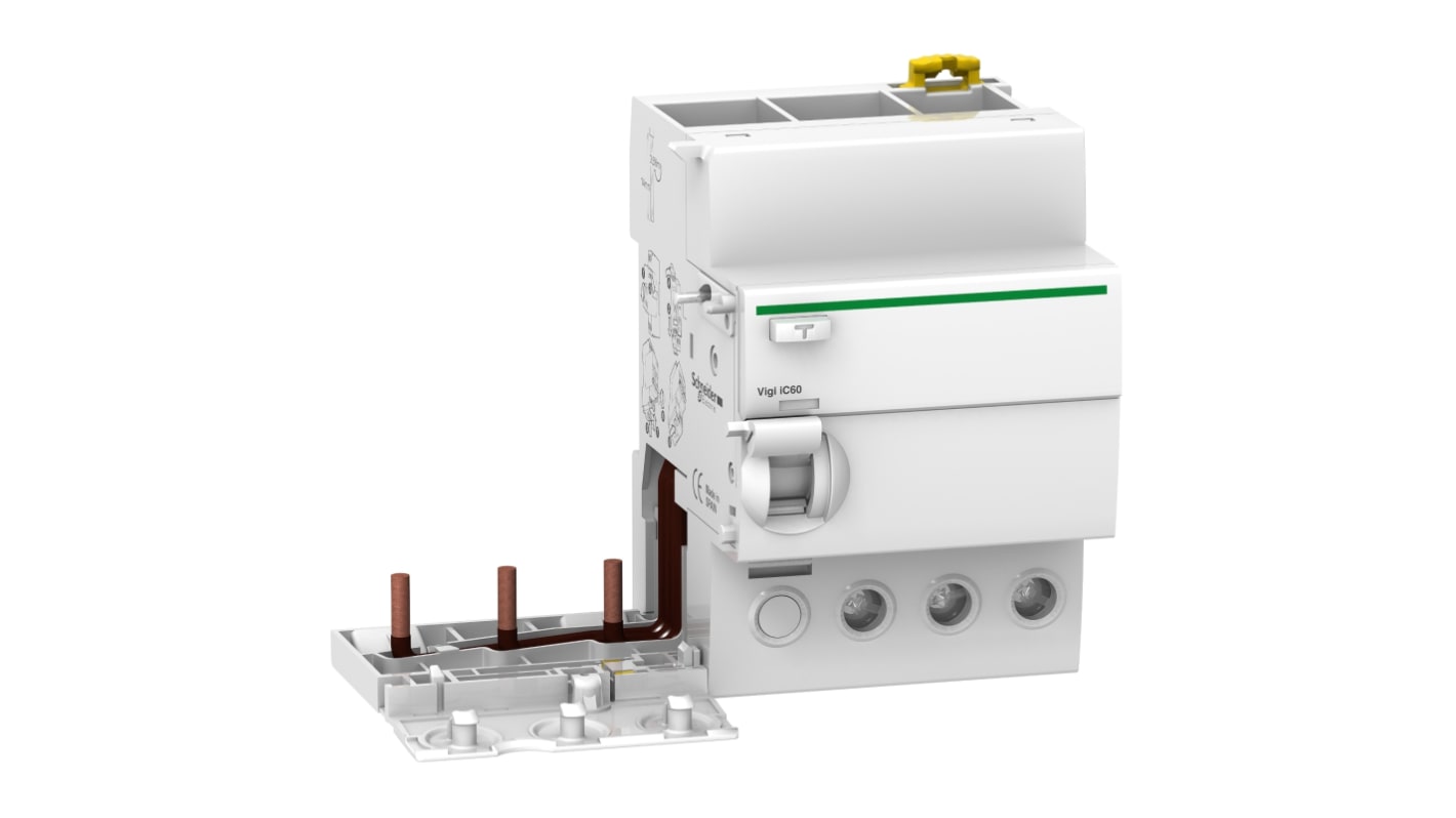 Relè di dispersione verso terra Schneider Electric A9V35363, 300mA, Tipo A, montato in scatola, grado di protezione IP20/IP40.