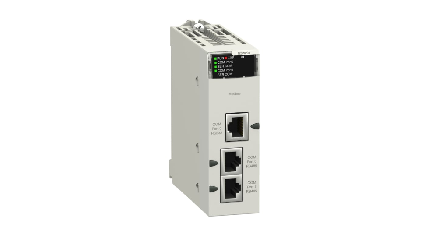 Modulo Seriale Schneider Electric BMXNOM0200 - RS-485/232 Modbus, Resistente e di Alta Qualità per Applicazioni di Processo. Tensione di Alimentazione: 24 V c.c.