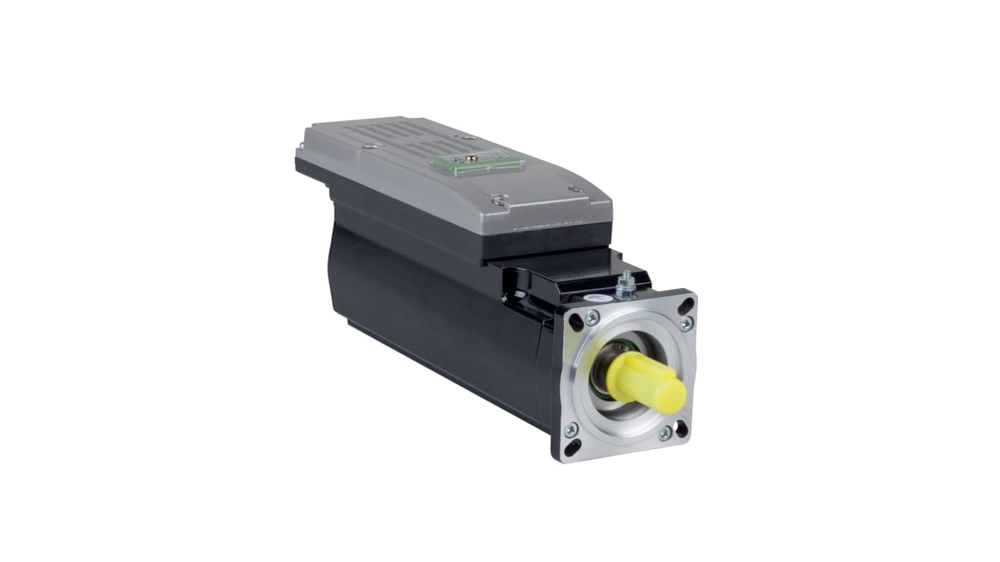Servomotore Schneider Electric ILM0702P11F0000, potenza 720 W, coppia massima 1,15 Nm, velocità 6000 giri/min, diametro asta 11 mm.