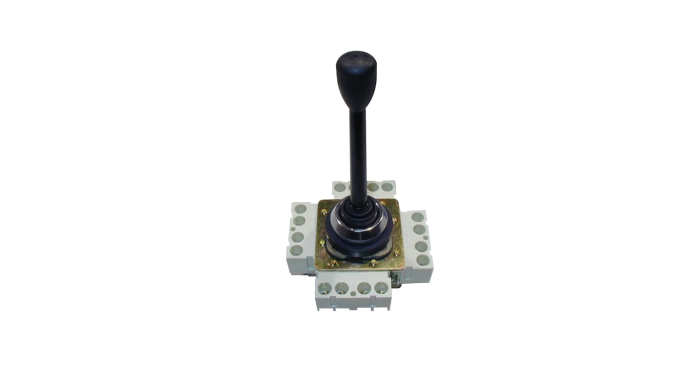 Controller joystick Schneider Electric XD2CL1010, metallo cromato, Green Premium, 2 assi, Harmony XD2, 230V. Prestazioni sostenibili.