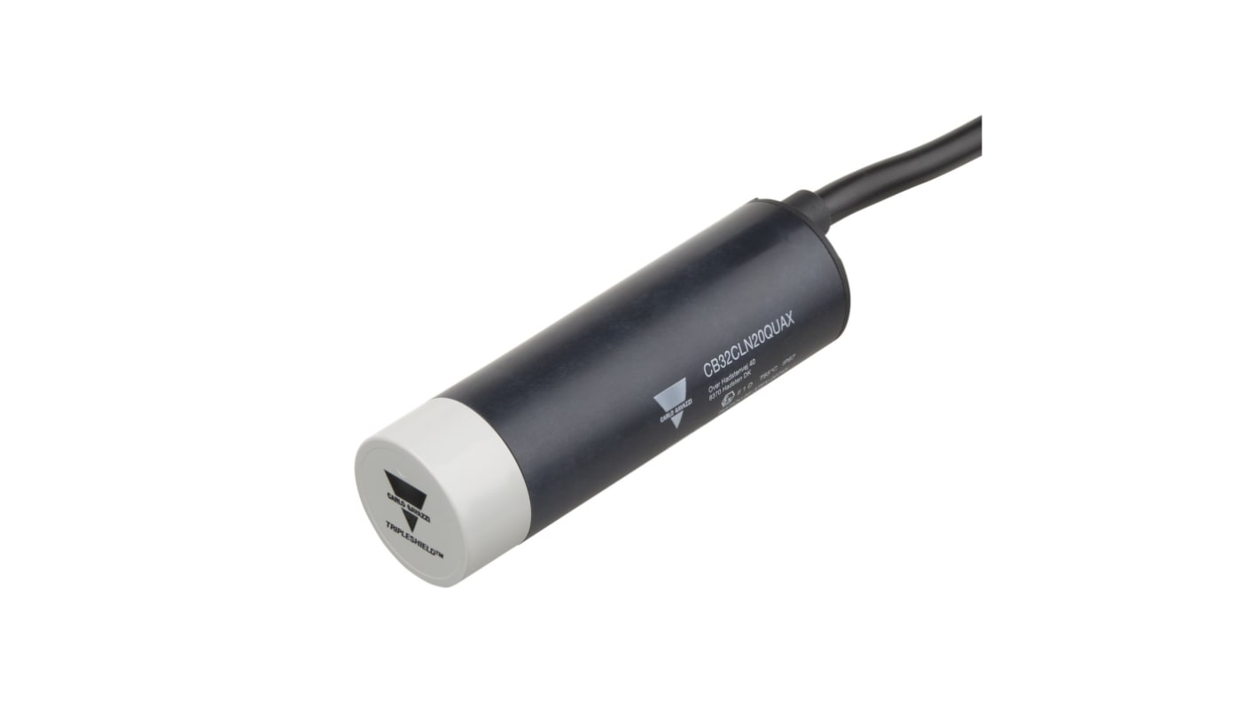 Sensore di prossimità cilindrico Carlo Gavazzi CB32CLN20STAX, SPDT, rilevamento 20 mm, tensione 115 V CA, IP67, montaggio PG36.