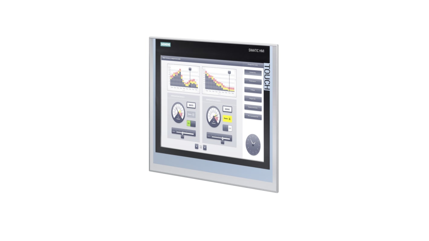 Pannello HMI Siemens TP1500 Comfort 15" TFT Display, PROFINET/MPI/PROFIBUS DP, 24MB Config, Retroilluminazione Regolabile - Codice 6AV2124-0QC02-0AX2.