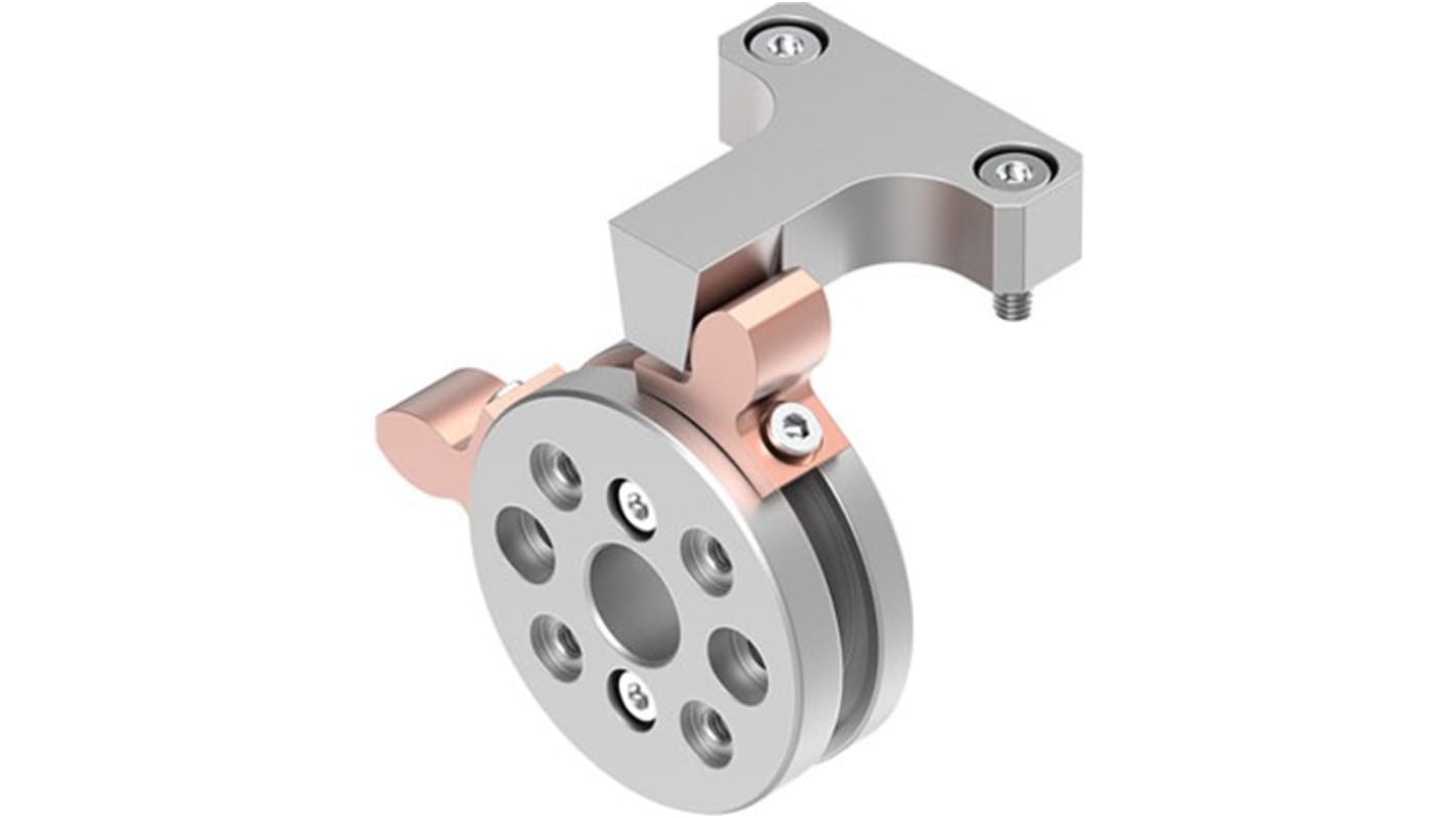 Kit di arresto Festo EADP-ES-R3-12, dimensione 12, angolo di rotazione da 0 a 325 gradi, montaggio con filettatura femmina, conforme a RoHS.