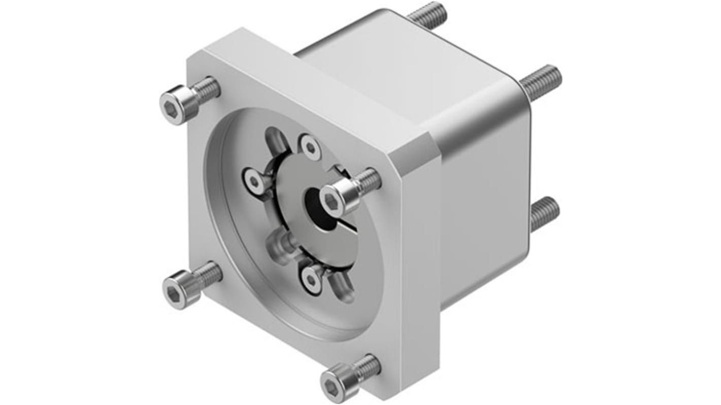 Kit di montaggio Festo EAMM-A-D40-70A-S1 per azionamenti elettromeccanici, ottimizza lo spazio con montaggio assiale.