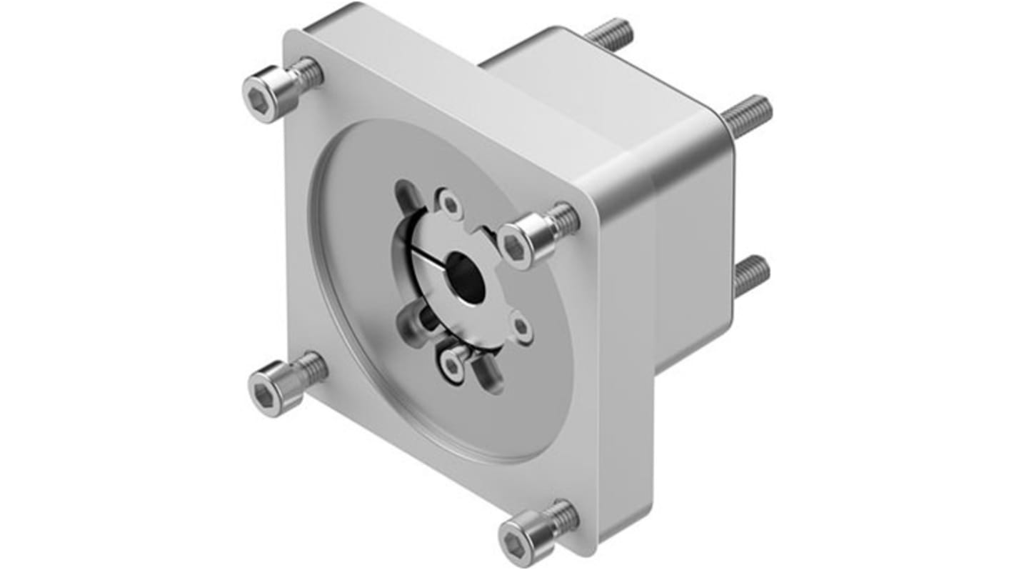 Kit di montaggio Festo EAMM-A-D40-87A-S1 per azionamenti elettromeccanici, grado di protezione IP65, conformità RoHS.