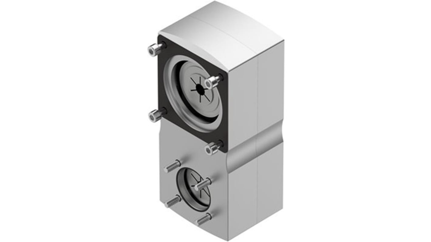Kit di montaggio Festo EAMM-U-86-D40-87A-102-S1 per azionamenti elettromeccanici, grado di protezione IP65, umidità 0-95%.
