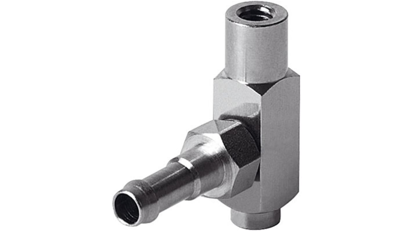 Supporto completo per ventosa Festo ESH-HB-1-PK, montaggio verticale, filettatura femmina da 3 mm, materiale NBR o acciaio.