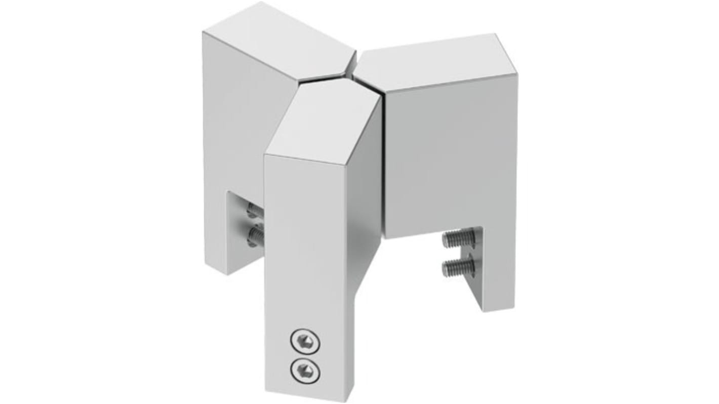 Pinza pneumatica Festo BUB-HGDD-50, ganascia vuota per applicazioni a tre punti, montaggio tramite foro passante.