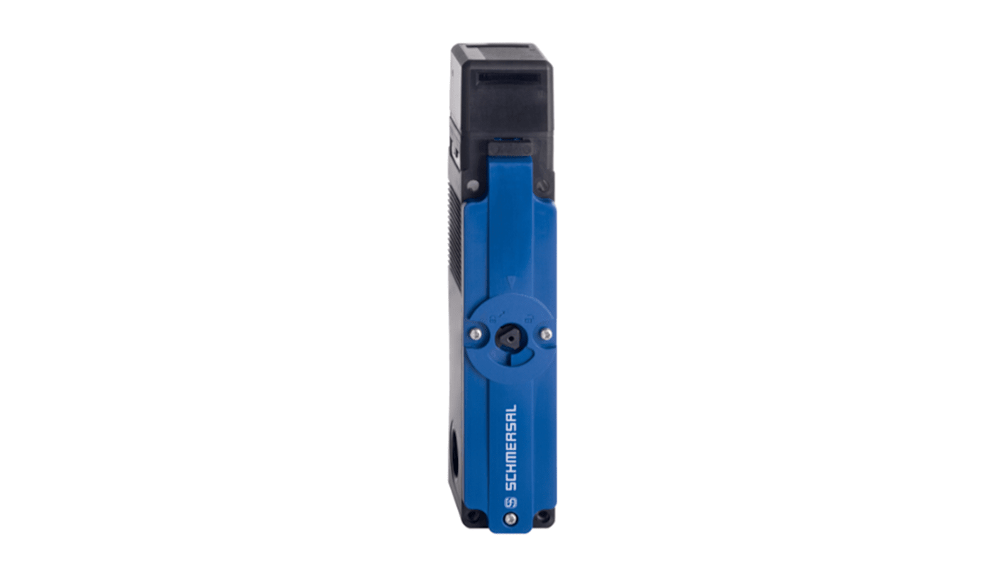 Interruttore di interblocco a solenoide Schmersal AZM150SK-02/02RA-024, 24V, 2NC, montaggio su profili 40 mm, contenitore termoplastico.