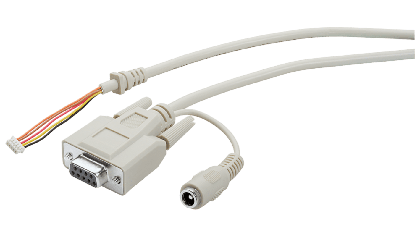 Cavo di connessione Siemens 6GT2891-7UA18 per lettore RF1000, lunghezza 1,8 metri, con spina D sub 9 pin e alimentazione a 5 V.