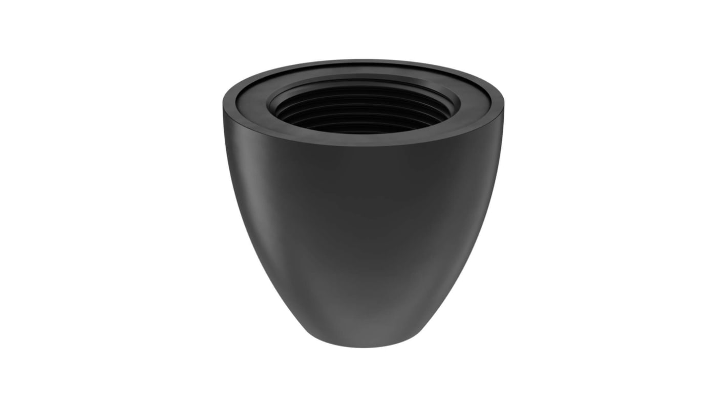 Copertura di protezione Banner SA-M36E12 per indicatore K100, filettatura M36x2 e 1/2 NPSM, colore nero, compatibile con LED.