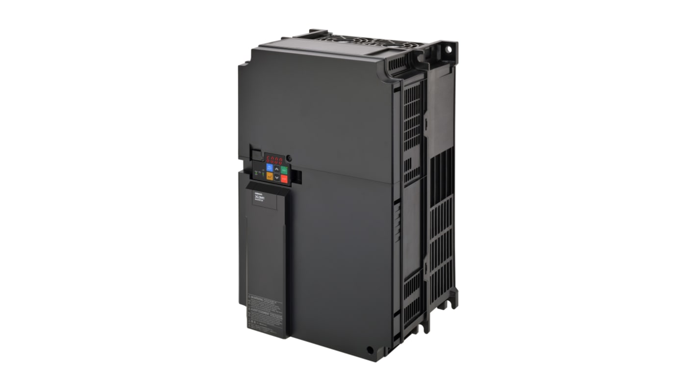 Avviatore a velocità variabile Omron 3G3M1-A4185, potenza 0.4-22 kW, tensione 400 V CA, 3 fasi, corrente 45 A.