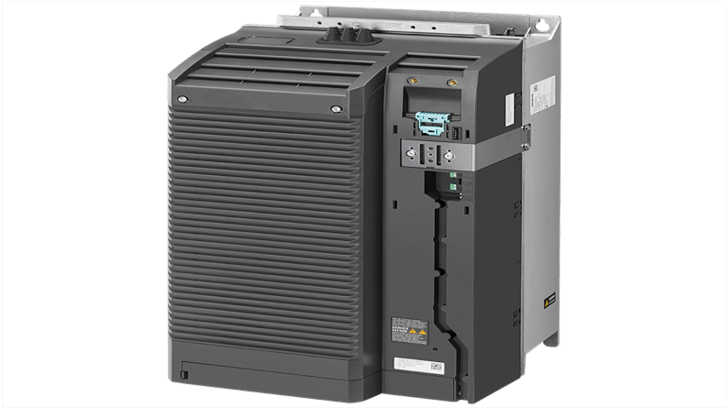 Modulo di alimentazione Siemens 6SL3210-1PH26-2UL0, PM240, 3 fasi AC, 690 V, raffreddamento ad aria, protezione IP20.