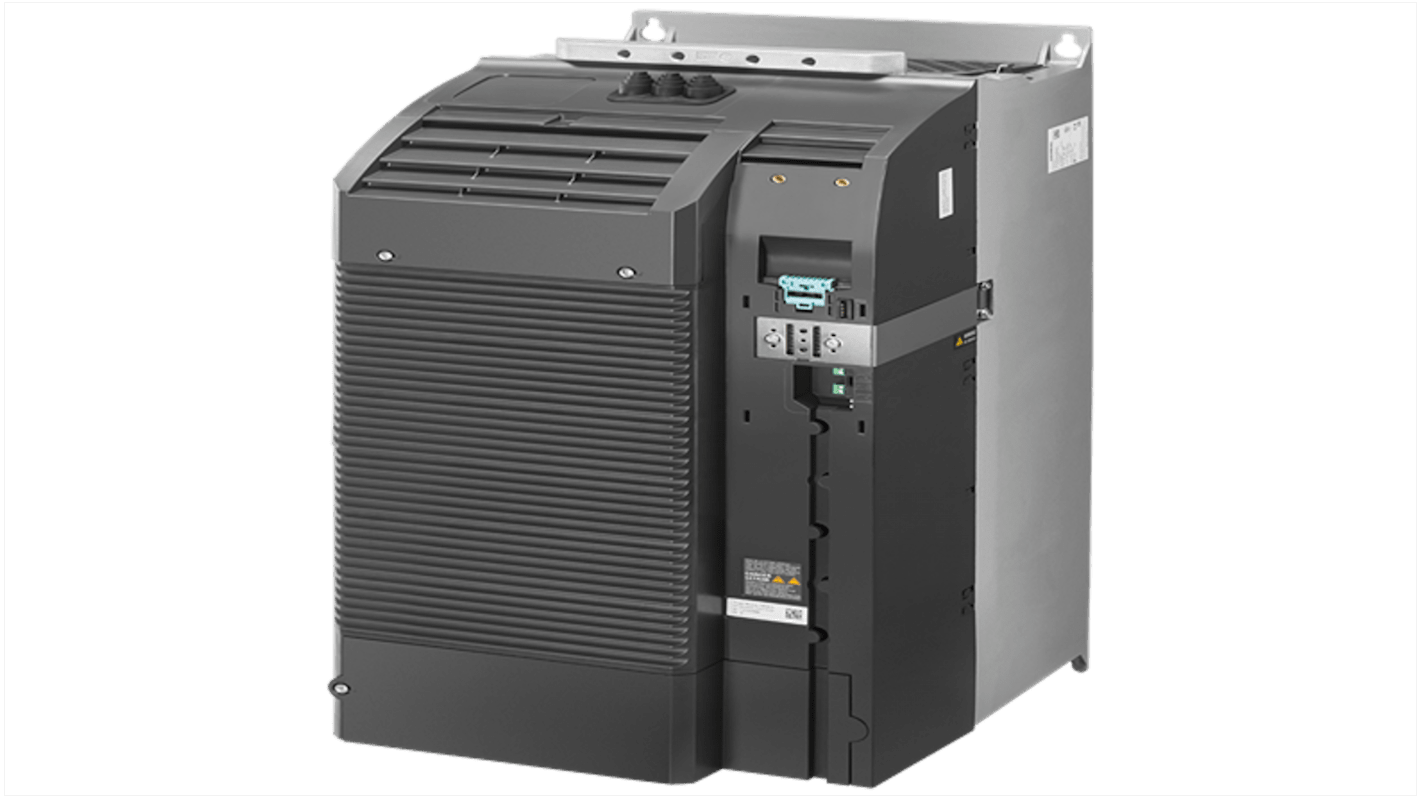 Modulo di alimentazione Siemens 6SL3210-1PH28-0UL0, PM240, 3 fasi AC, 690 V, raffreddamento ad aria, protezione IP20.