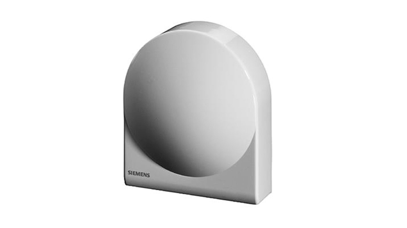 Sensore di temperatura Siemens BPZ:QAC22, precisione 0,4, rileva da 50 a 70 gradi Celsius, installazione semplice, custodia in metallo o policarbonato.