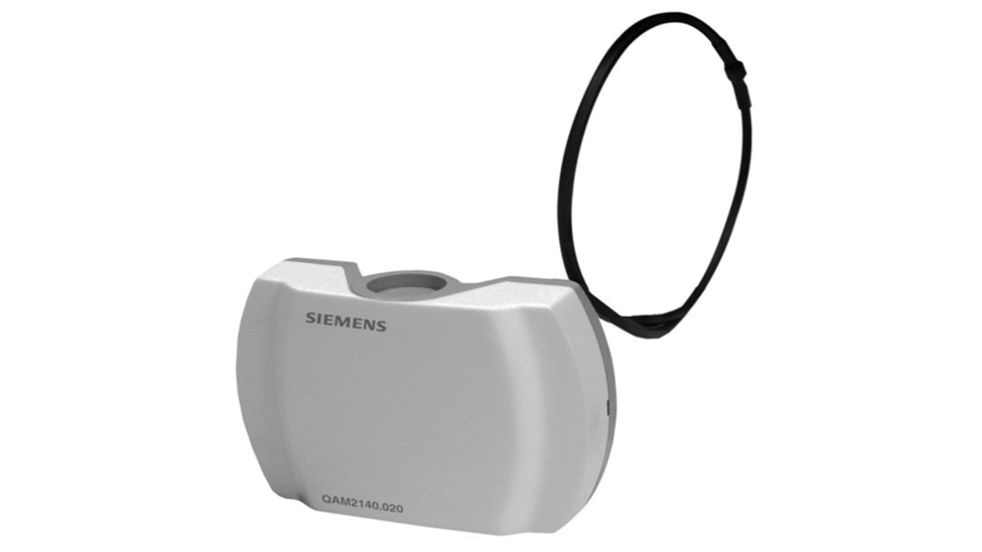 Sensore di temperatura Siemens BPZ:QAM2120.040, sonda in rame, lunghezza 400 mm, precisione ±1,8, per impianti di ventilazione.