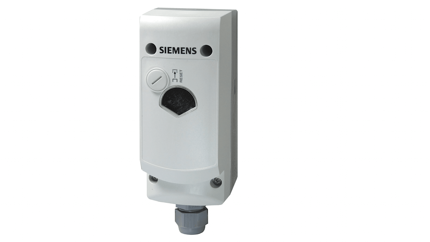 Modulo di controllo temperatura Siemens S55700-P108, montaggio a parete, alimentazione 24-250 V, dimensioni 55 x 156 x 67 mm.