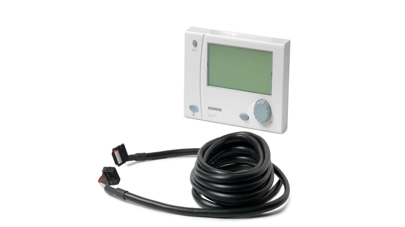 Cablaggio Siemens BPZ:RMZ791, 3 m, morsettiera a 10 poli, compatibile con RMH7, RMK7, RMU7, installazione semplice. Dimensioni 145 x 34 x 96 mm.