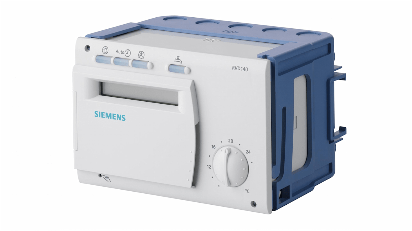Controller Siemens S55370-C113 per flussostato, 1 ingresso, 230 V ac, RS485, montaggio a parete, dimensioni 144 x 96 x 108,5 mm.