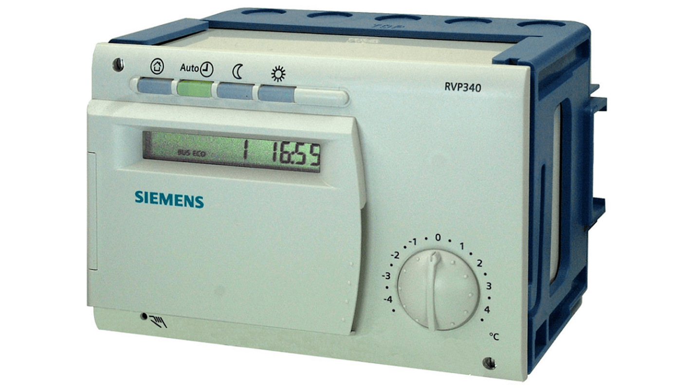 Controller digitale Siemens S55370-C136, montaggio a parete, 230 V ac, dimensioni 144 x 96 x 108,5 mm.