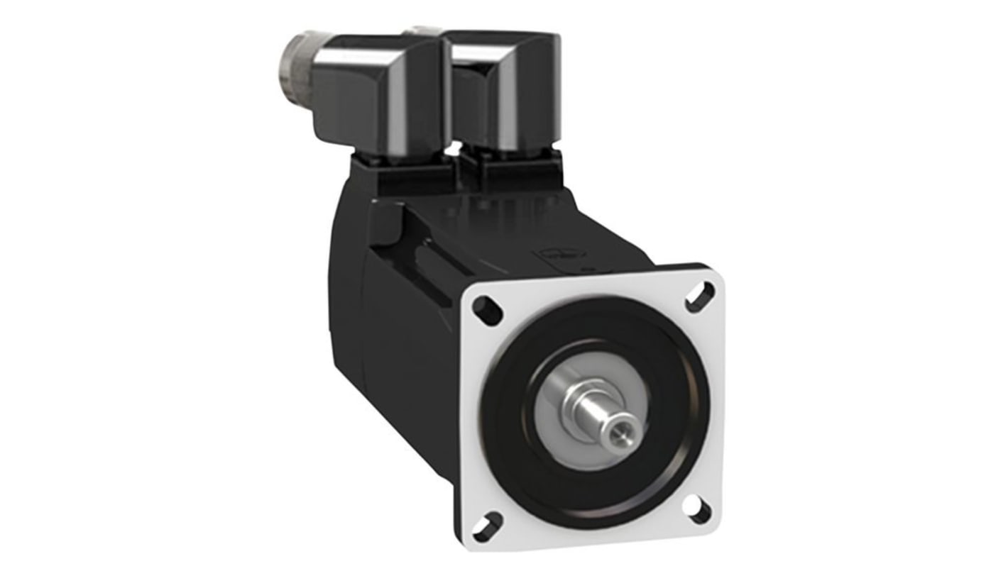 Servomotore Schneider Electric BMH0702P17F2A, potenza 700 W, coppia massima 7,4 Nm, velocità 8000 giri/min, diametro asta 11 mm.