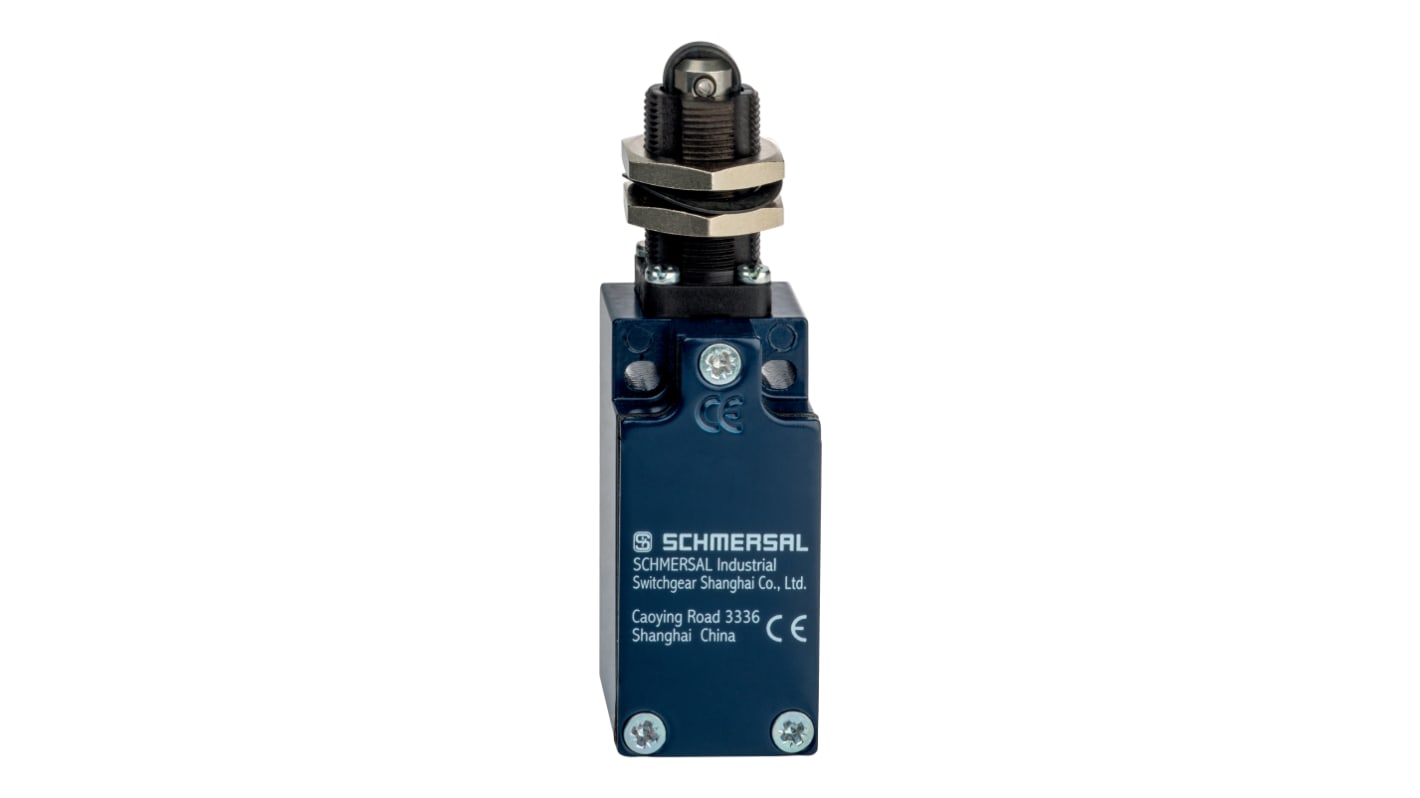 Schmersal EX-Z4R 235-11Z-3D, attuatore a rotella con 1 contatto di sicurezza e 1 ausiliario, protezione IP67, 230V.