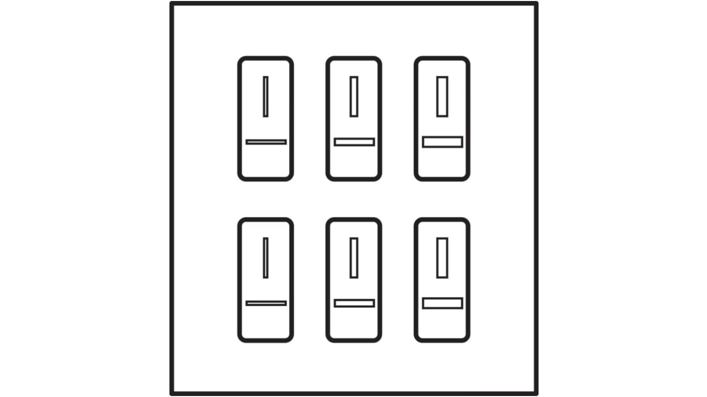 Maschera giunto Sick BL-100-10 per sensori, include maschere autoadesive per trasmettitore e ricevitore.