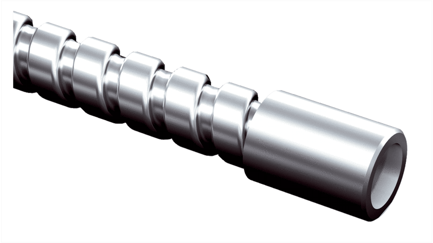 Accessorio di protezione Sick BEF-LL3M61000 per fibre LL3, in acciaio inox, lunghezza 1000 mm, con tubo metallico e filettatura M6.