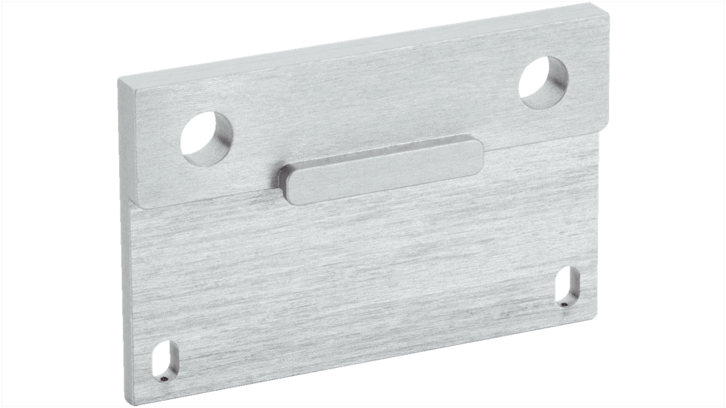 Piastra di montaggio Sick BEF-MIS-25G in alluminio per sensori, compatibile con MIS-025CLTP0, montaggio a pannello.