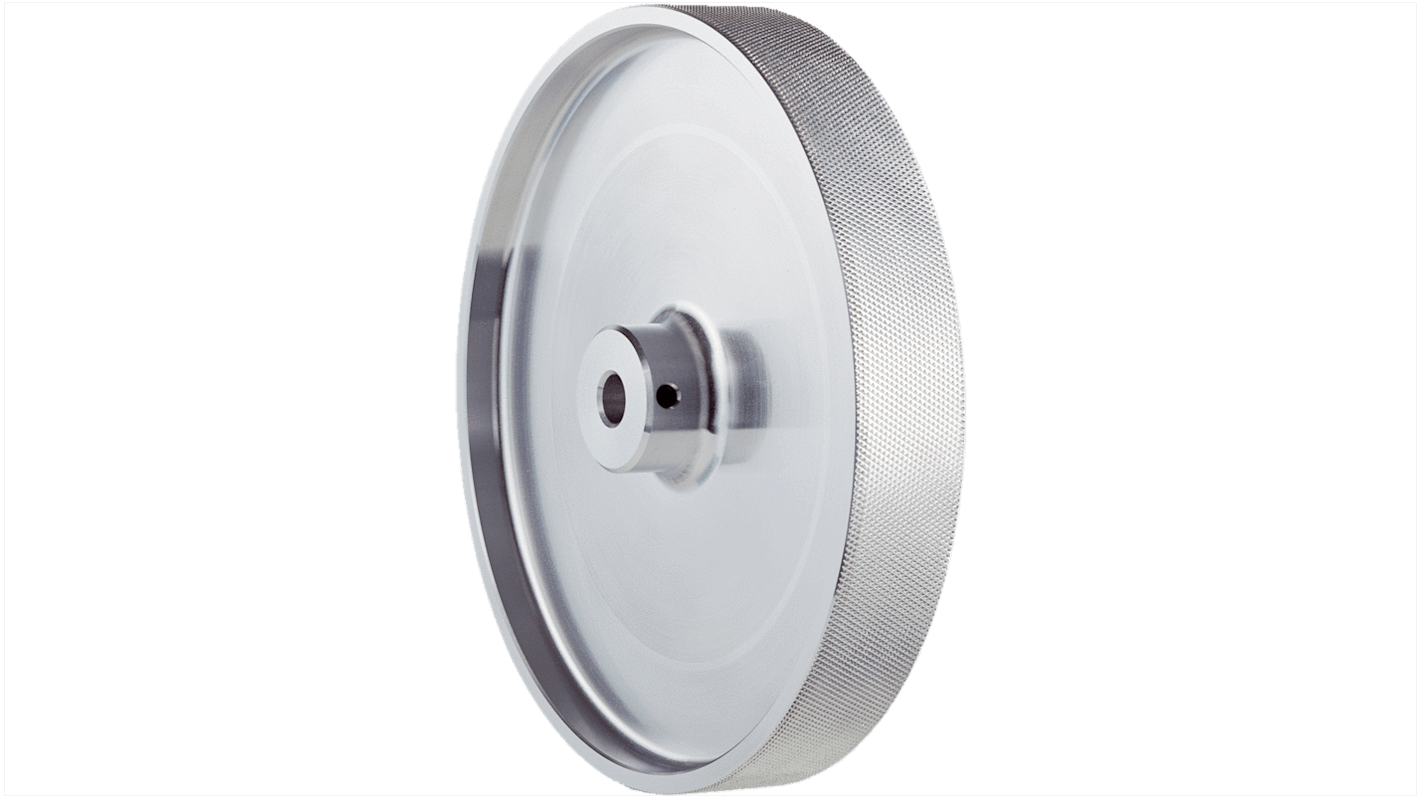 Ruota di misurazione Sick BEF-MR10500AK in alluminio, per albero da 10 mm, circonferenza 500 mm, altezza 159.2 mm.