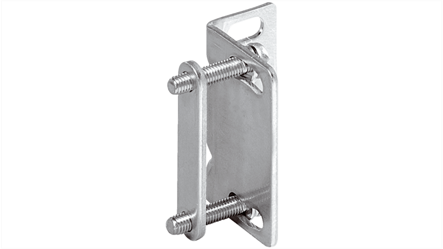 Staffa di montaggio Sick BEF-W150-A in acciaio zincato, per sensori, montaggio a pannello, per integrazione in sistemi industriali.