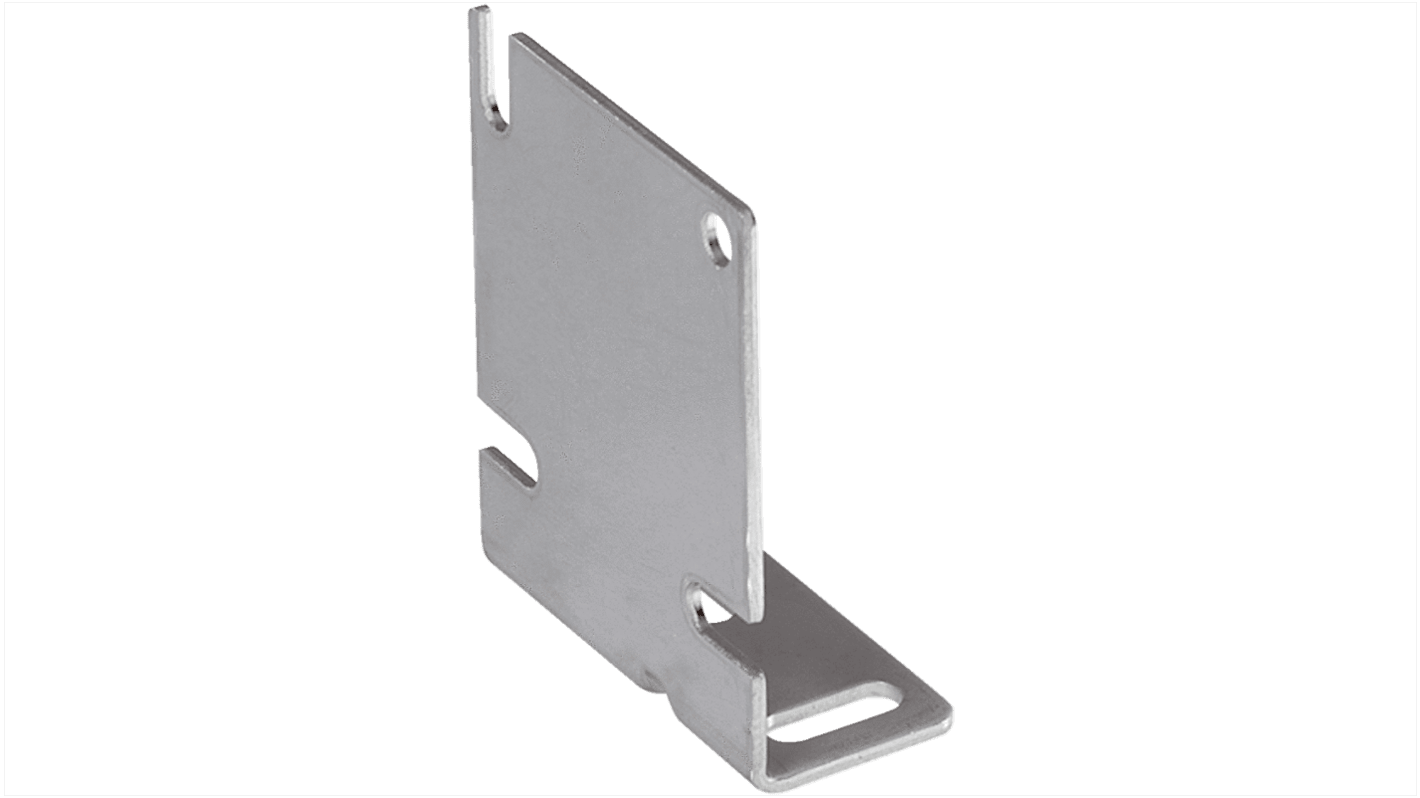 Staffa di montaggio Sick BEF-W170 in acciaio zincato, per integrazione rapida di sensori in sistemi a pannello.