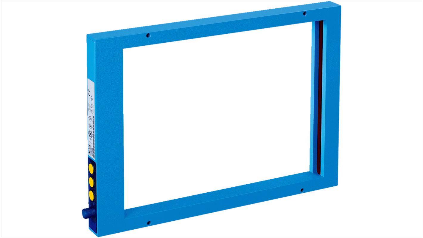 Griglia luminosa Sick FLG2-20025011 per rilevamento di piccoli oggetti, area monitorata 200 mm x 250 mm, alloggiamento metallico IP65.