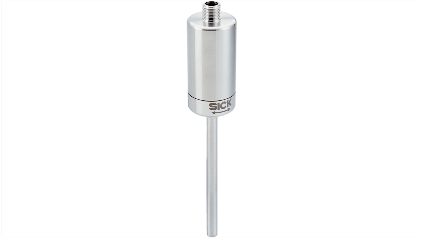Sensore di flusso per liquidi Sick FTS-H100F04A, alimentazione 9-30 V c.c., diametro tubo 25 mm, acciaio inox.